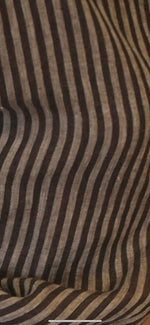 Load image into Gallery viewer, STRIPED SKIRT in espresso
