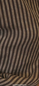 STRIPED SKIRT in espresso