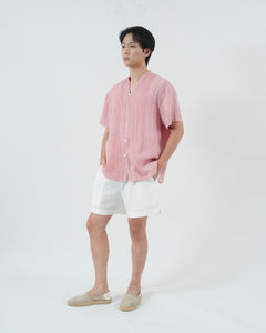 ORIENTAL BUTTON SHIRT in pink