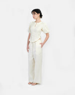 Load image into Gallery viewer, EASY DRAWSTRING PANTS in cream
