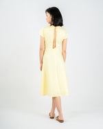 Load image into Gallery viewer, OPEN BACK TEA DRESS in yellow

