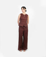 Load image into Gallery viewer, EASY DRAWSTRING PANTS in wine
