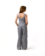 Load image into Gallery viewer, WRAP PANTS in basalt

