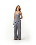 Load image into Gallery viewer, WRAP PANTS in basalt
