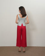 Load image into Gallery viewer, FIT AND FLARE TANK in sky blue
