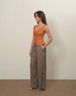 Load image into Gallery viewer, FIT AND FLARE TANK in orange
