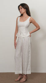 Load image into Gallery viewer, EASY CULOTTES in white
