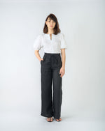 Load image into Gallery viewer, WIDE LEG PANTS in black
