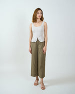 Load image into Gallery viewer, FIT AND FLARE TANK in natural sand [BACKORDER]

