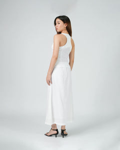 RACER BACK WRAP VEST in white