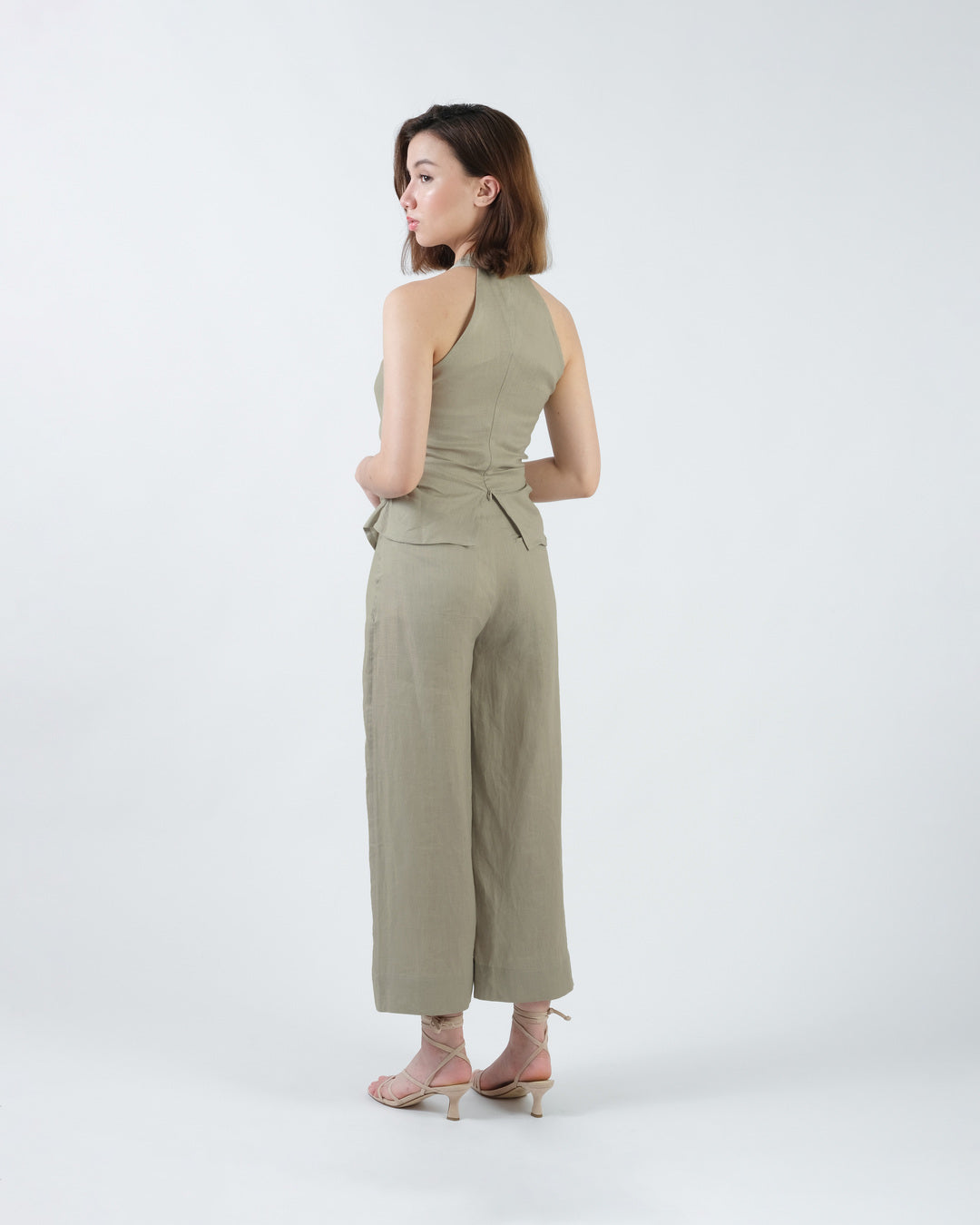 EASY CULOTTES in taupe