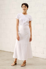 Load image into Gallery viewer, MERMAID SKIRT in white
