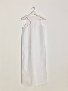 MIDI TANK DRESS in white