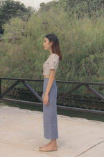 Load image into Gallery viewer, TWO-WAY PUFF SLEEVE TOP in light grey
