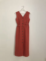 Load image into Gallery viewer, TWO-WAY VEST DRESS in coral
