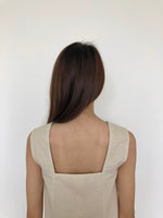 Load image into Gallery viewer, PANEL MINI DRESS in linen
