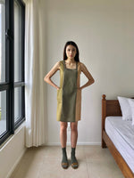 Load image into Gallery viewer, PANEL MINI DRESS in earth
