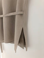 Load image into Gallery viewer, WRAP VEST in light taupe
