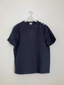 RELAXED TEE in navy blue