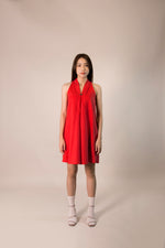 Load image into Gallery viewer, ORIENTAL MINI DRESS in red
