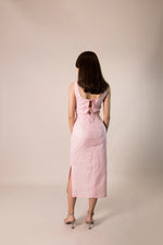 Load image into Gallery viewer, RIBBON BACK DRESS in pink
