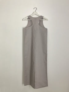 MIDI TANK DRESS in light grey