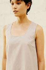Load image into Gallery viewer, U NECK SHIFT DRESS in light grey
