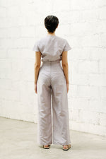 Load image into Gallery viewer, WIDE LEG PANTS in silver

